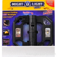 Might-D-Light 200-Lumen Black Mini Compact Folding LED Work Light 554156253